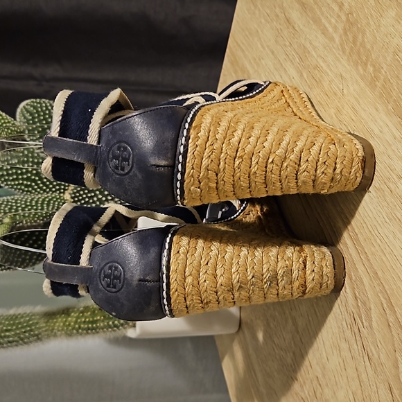 TORY BURCH FRIEDA Espadrille Wedges item #40425 - Picture 2 of 10